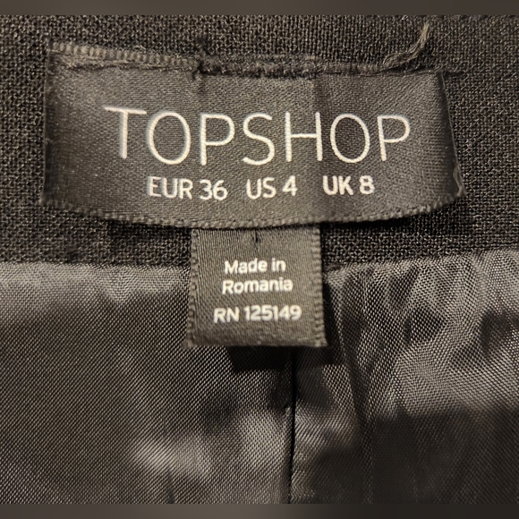 Blazer Halter Dress Black and Sleeveless - Picture 7 of 7